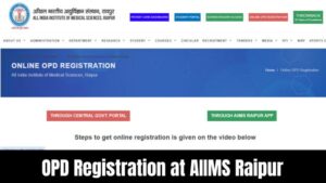 OPD Registration at AIIMS Raipur