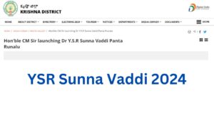 YSR Sunna Vaddi 2024, Interest-Free Loan for Women Andhra Pradesh,